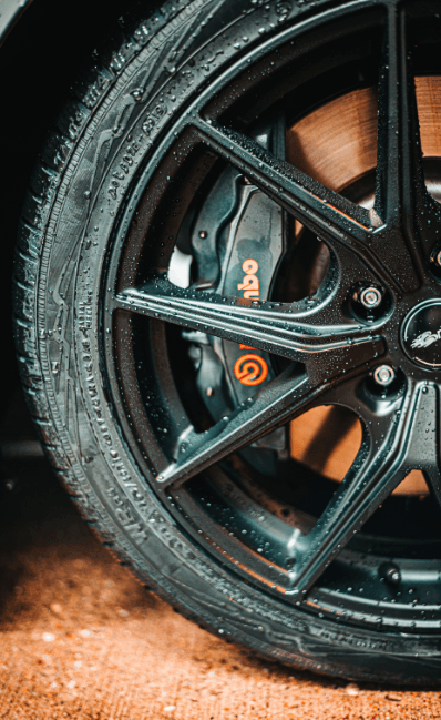 Refurbished alloy wheel finished by The Valet Man